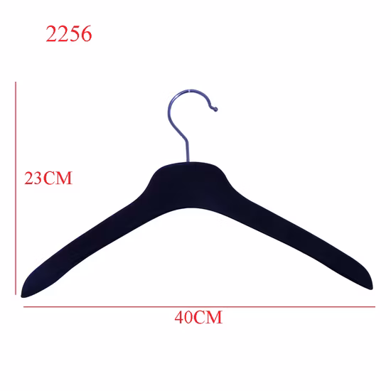 China Elegant Fashion Women Fancy Store Clothes Hanger Display for Clothing Store Wood Hangers